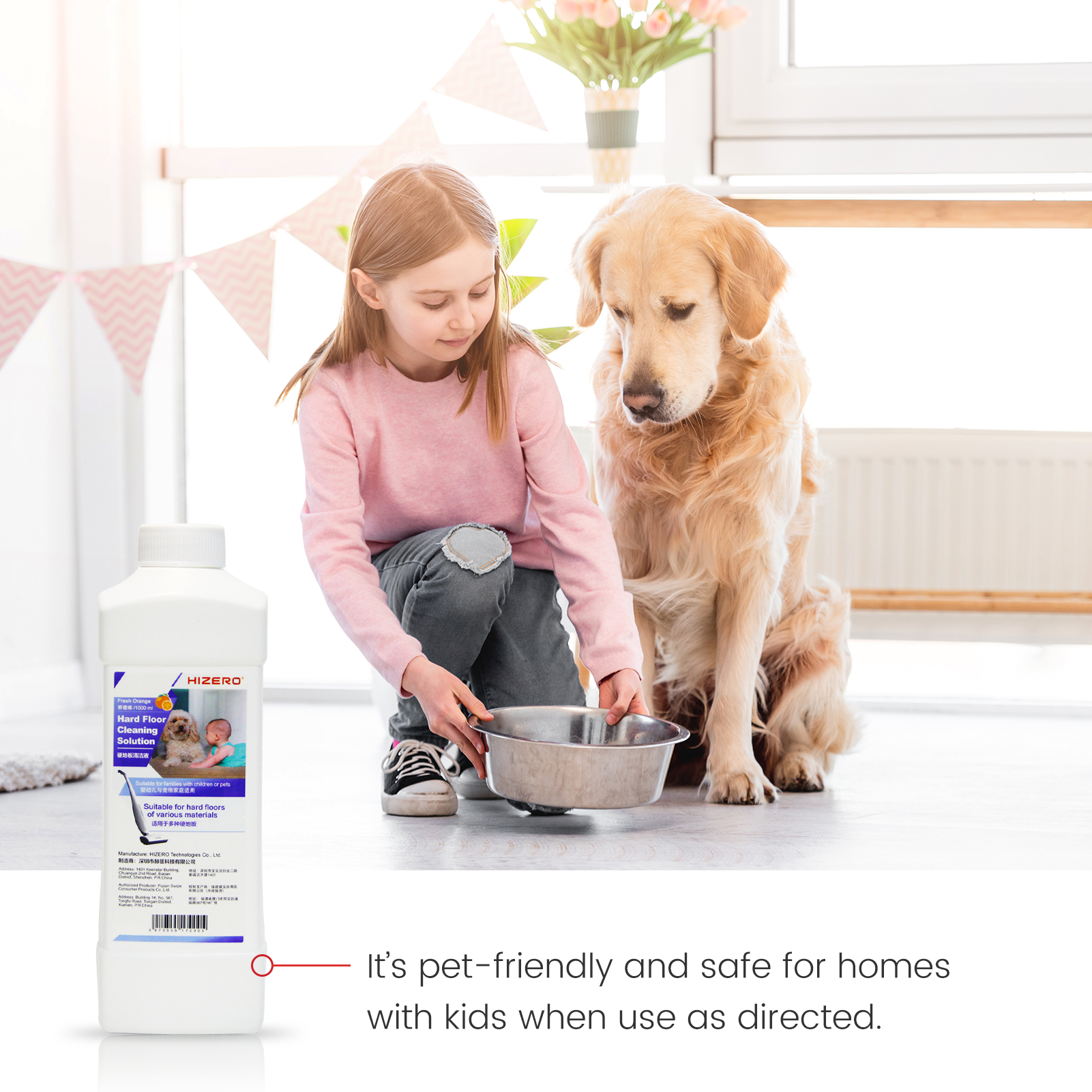 Hizero Hard Floor Cleaning Solution 1L